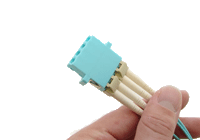 LC Quad Feed Through Coupler